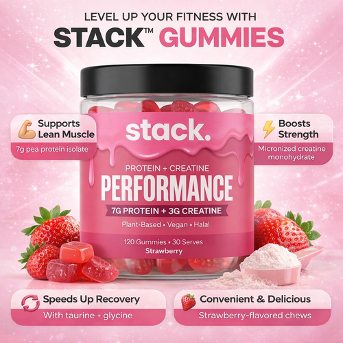 PROTEIN + CREATINE PERFORMANCE GUMMIES